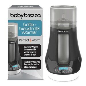 Baby Brezza Electric Baby Bottle Warmer, Breastmilk Warmer + Defroster